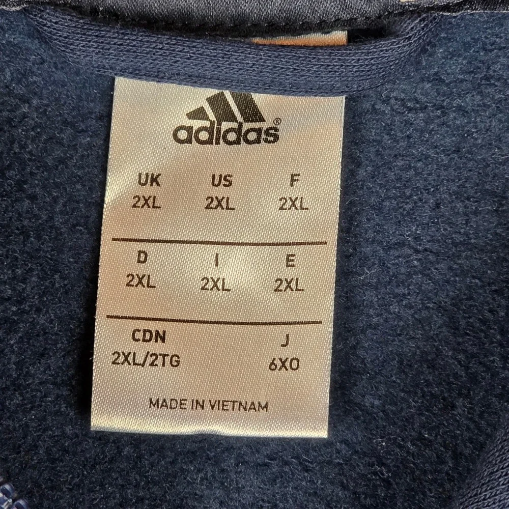 Adidas Sweden SvFF Full Zip Hoodie Mens‎ 2XL Football Sweatshirt World Cup